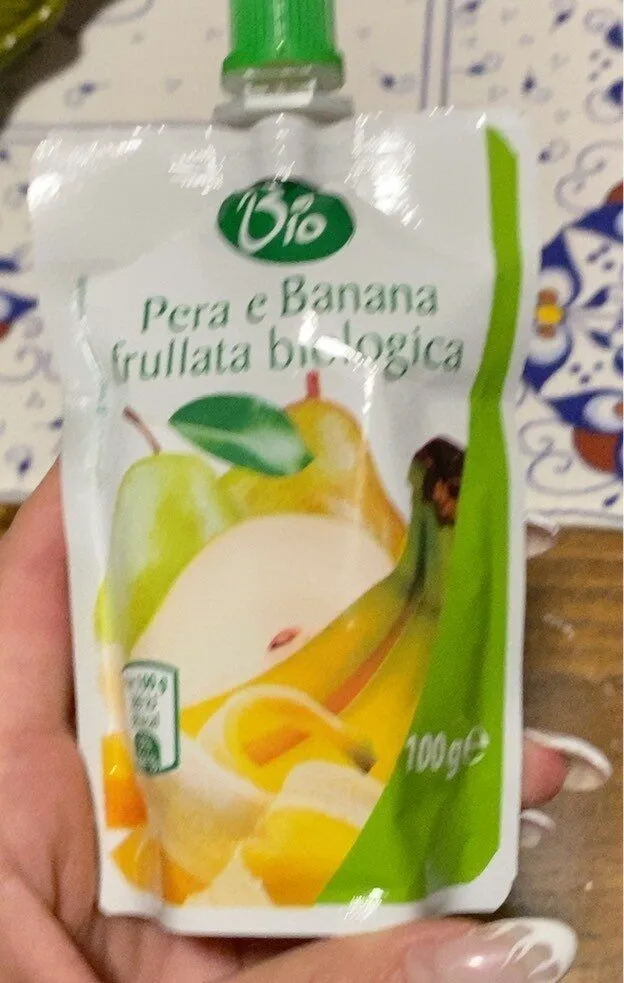 Pera banana frullata bio