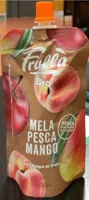 Purea di mela pesca mango biologica