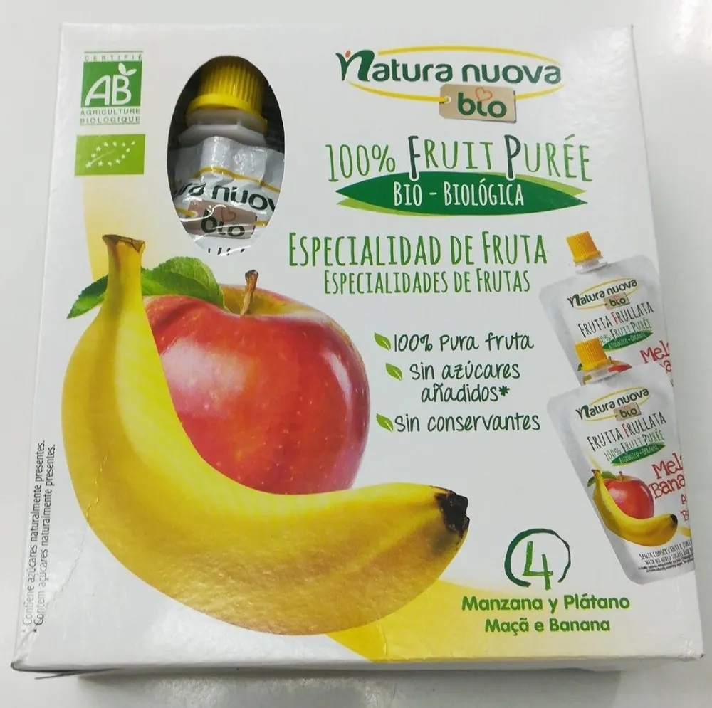 Fruit puree manzana y platano