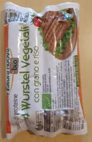 Wurstel vegetali con grano e riso