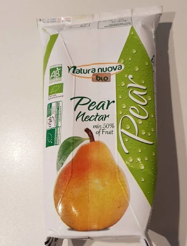 Succo e polpa di pera