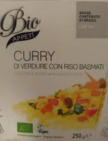 Curry di verdure con riso basmati