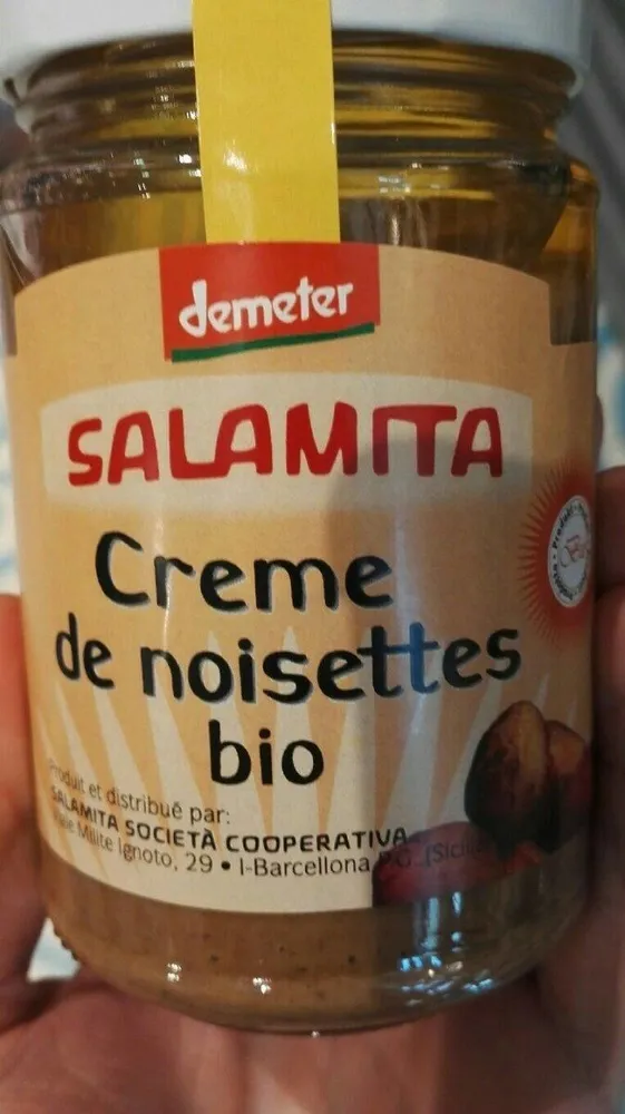 Creme de noisette bio