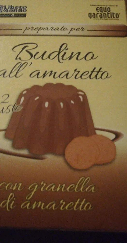 Budino all'amaretto