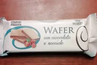 Wafer con cioccolato e nocciole