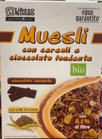 Muesli con cereali e cioccolato fondente