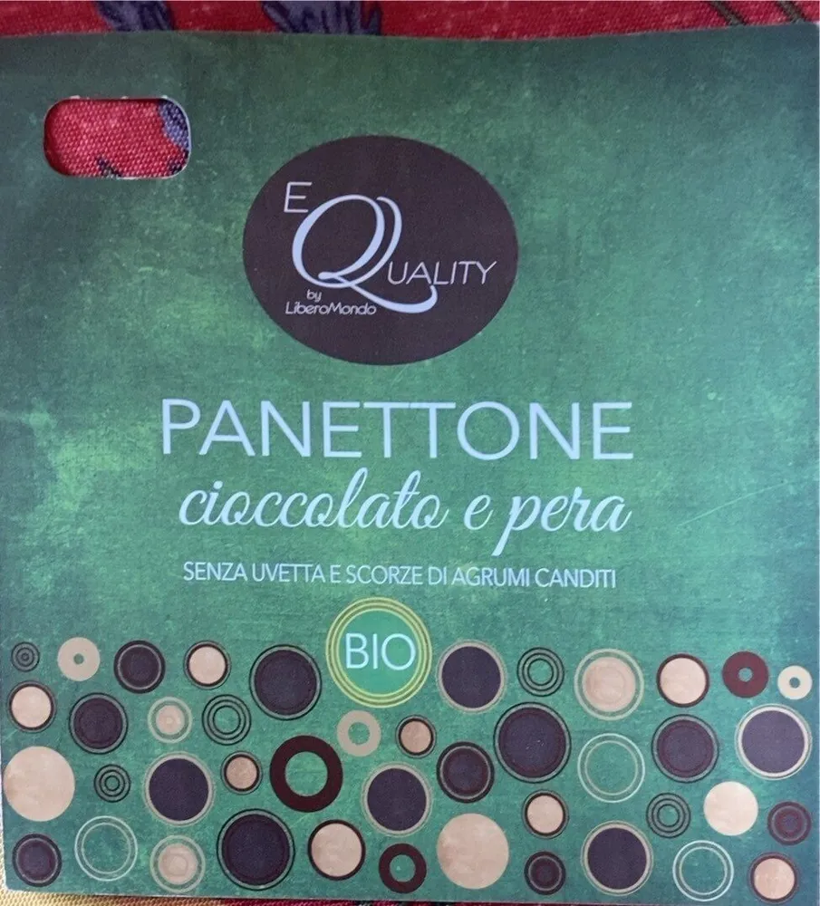 Panettone cioccolato e pera