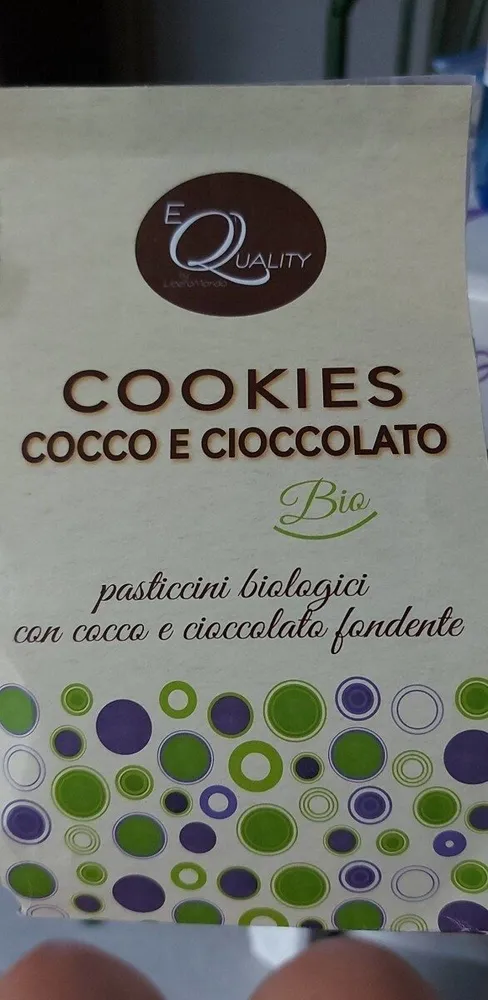 Cookies cocco e cioccolato