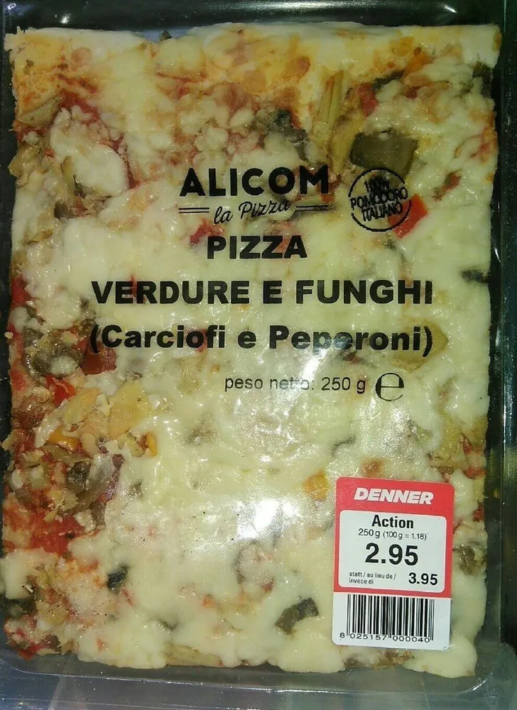 Pizza verdure e funghi