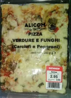 Pizza verdure e funghi