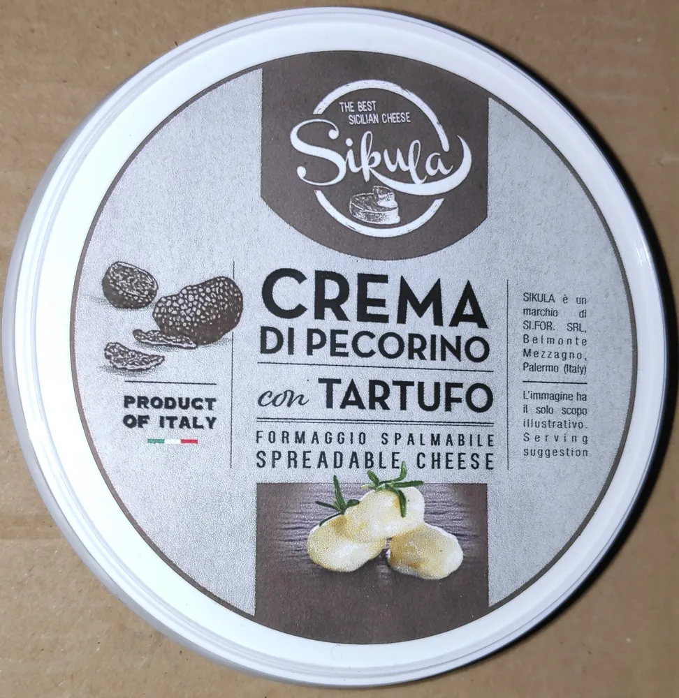 Pecorino-Creme mit Trüffel