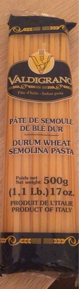 Pâte de semoule de blé dur