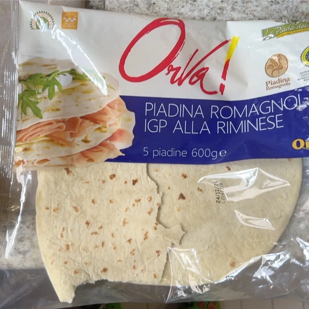 Piadina romagnola igp