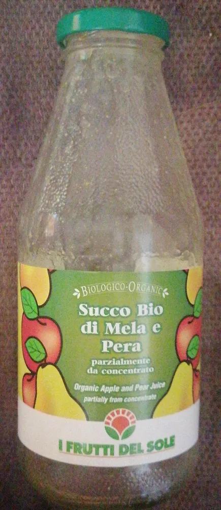 Succo bio di mela e pera
