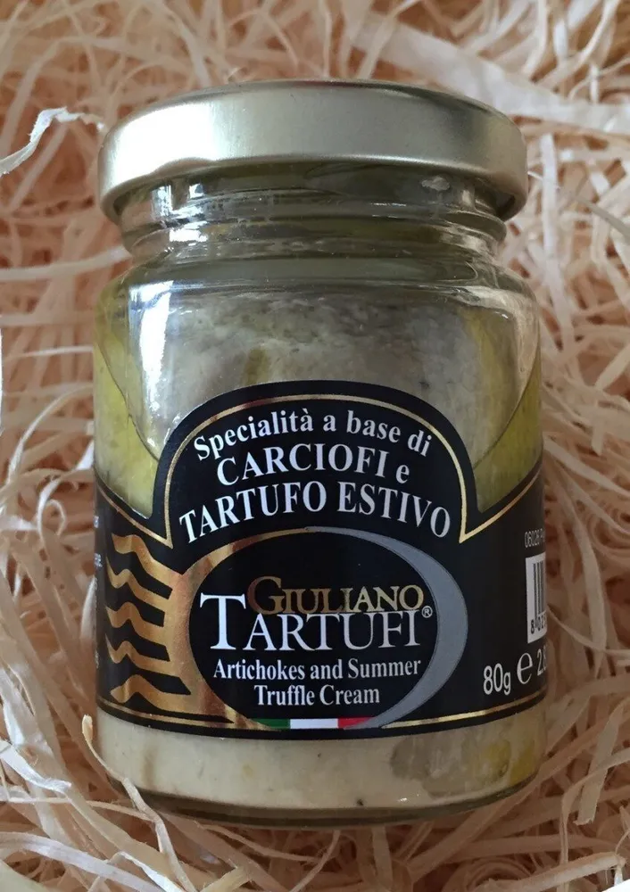 Artichaud et creme de truffe