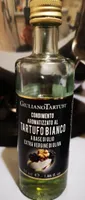 Condimento tartufo bianco olio extra vergine du oliva