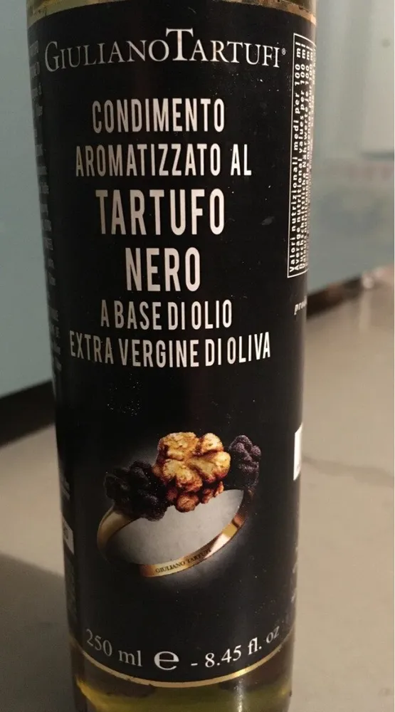 Condimento aromatizzato al tartufo nero