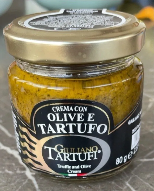 Crema con olive e tartufo
