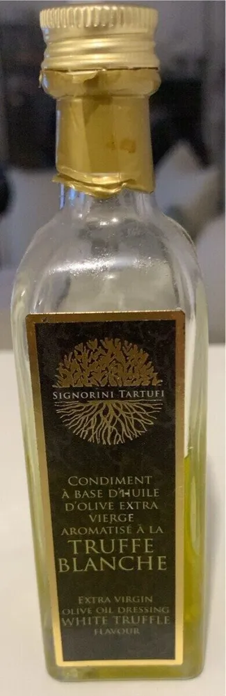 Huile d’olive aromatisé à la truffe blanche