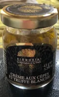 Creme aux cepes et truffes blanche
