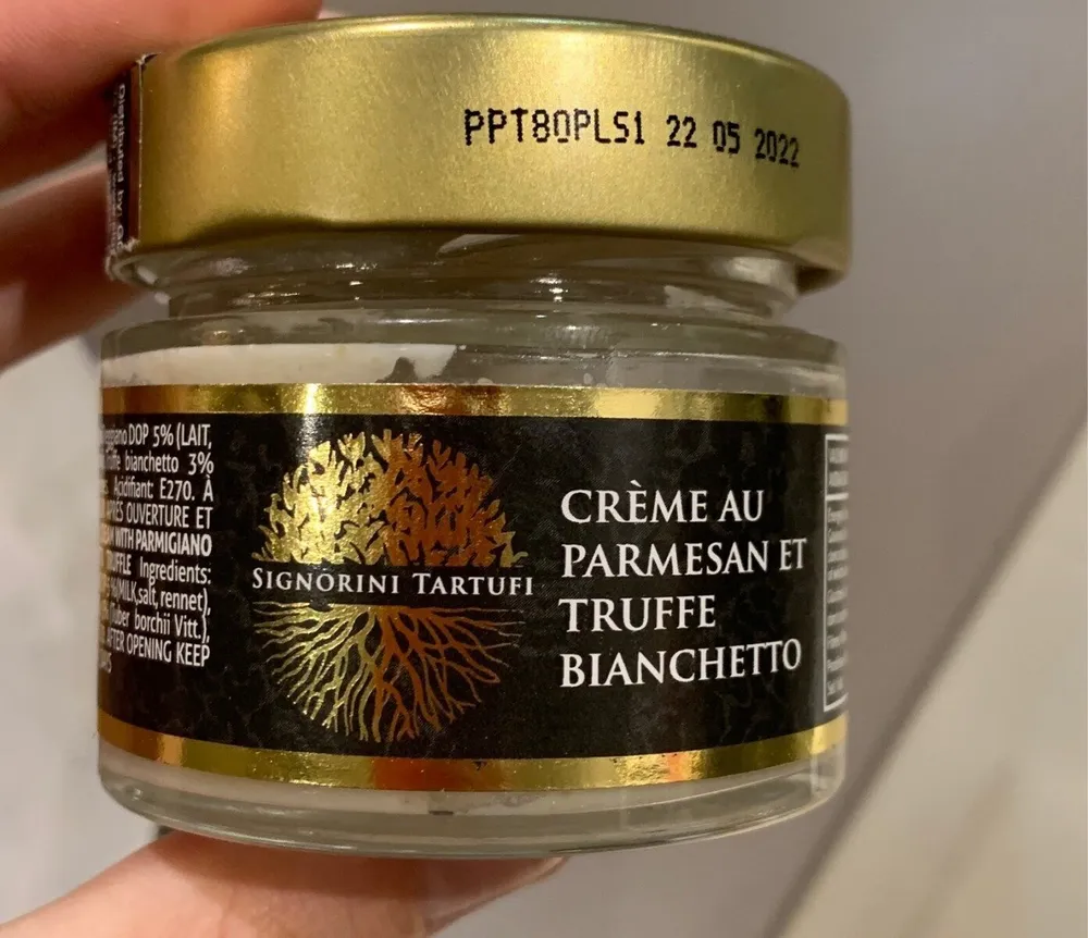Crème au parmesan et a la Truffe