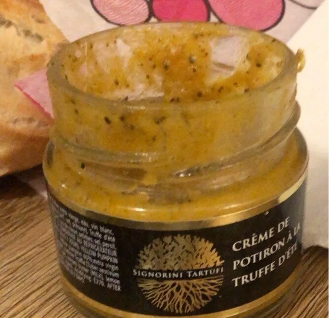 Crème de potiron à la truffe