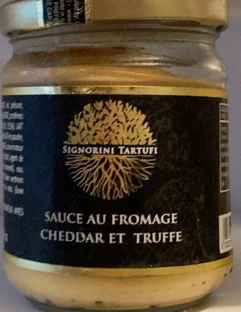 Sauce au fromage cheddar et truffe
