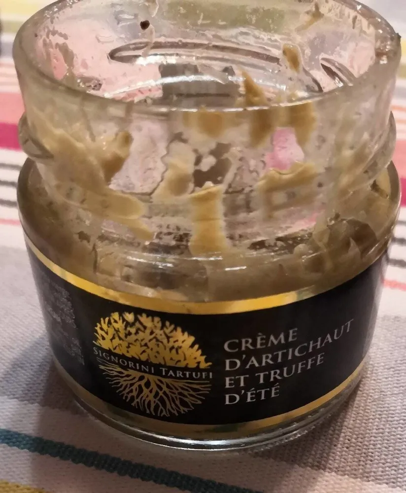 Crème d'artichaut et truffe d'été