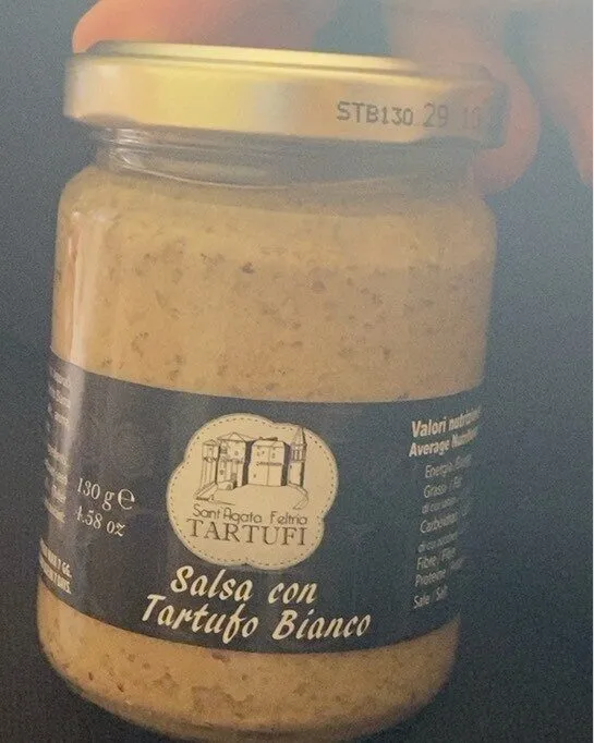 Salsa con tartufo bianco
