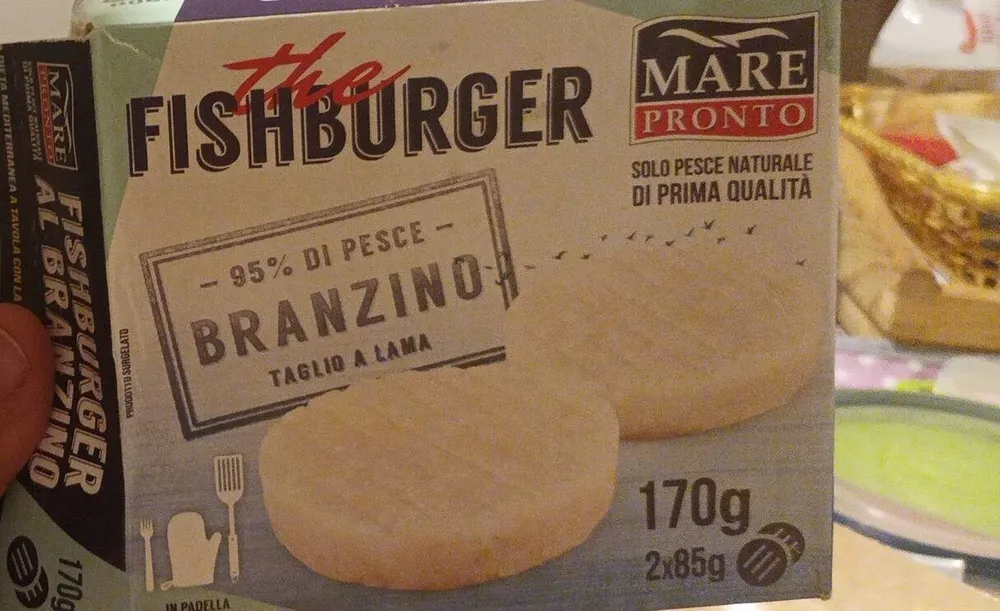 Fish burger al branzino