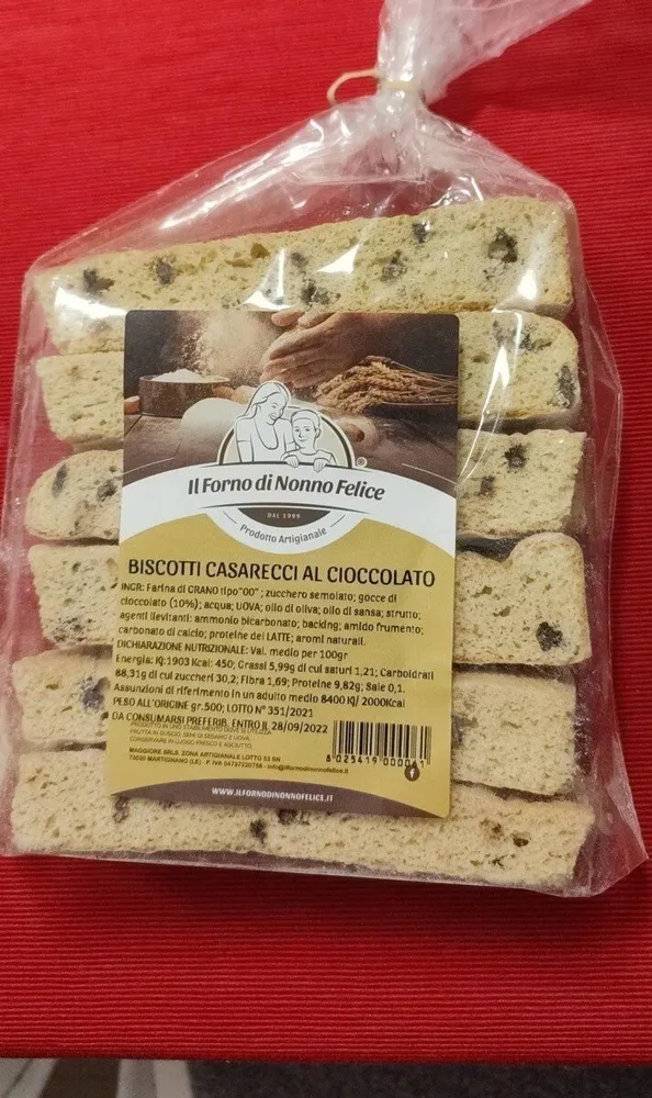 Biscotti caserecci al cioccolato