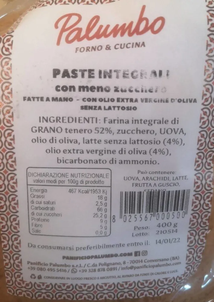 Paste integrali