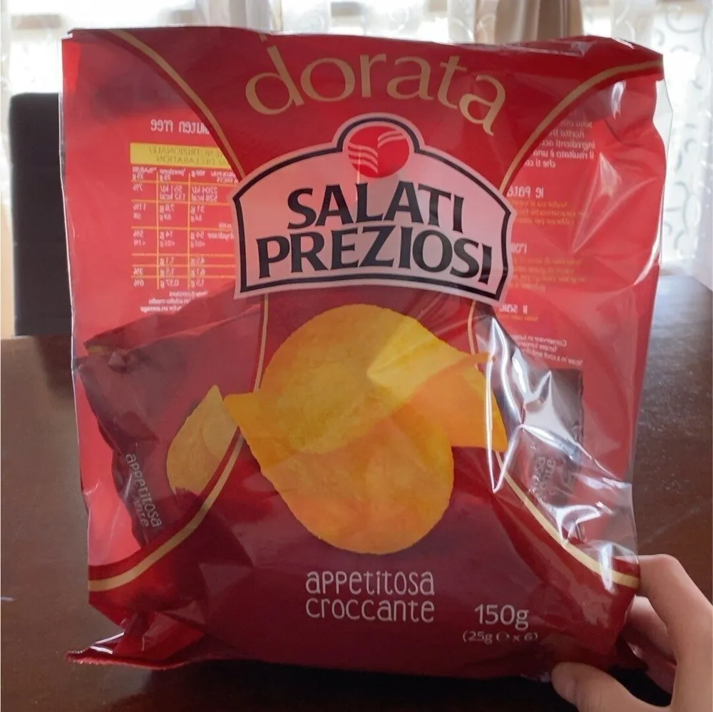 Patatine salati preziosi