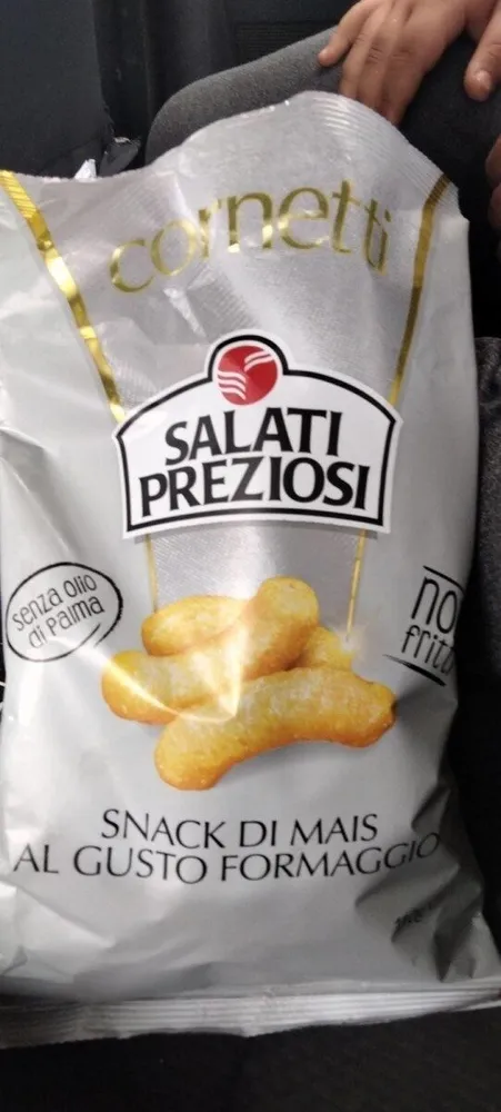 Snack di mais al gusto formaggio