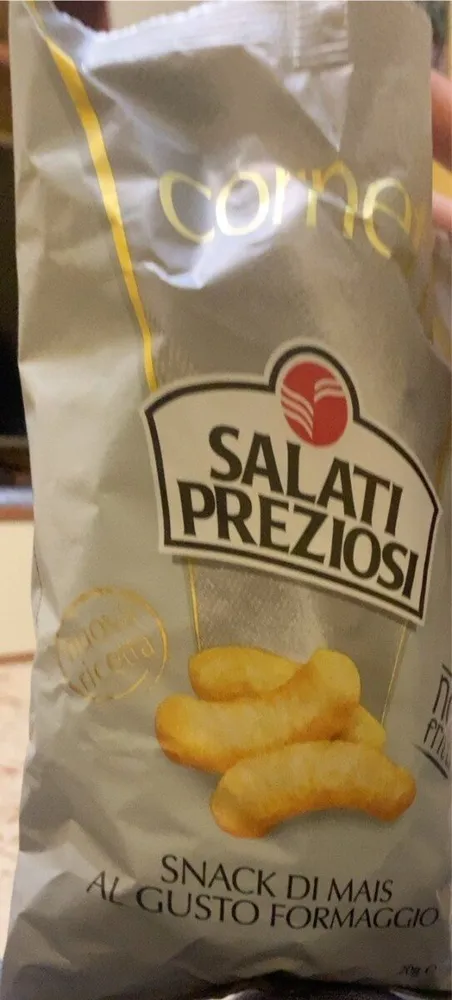 Snack di mais al gusto formaggio