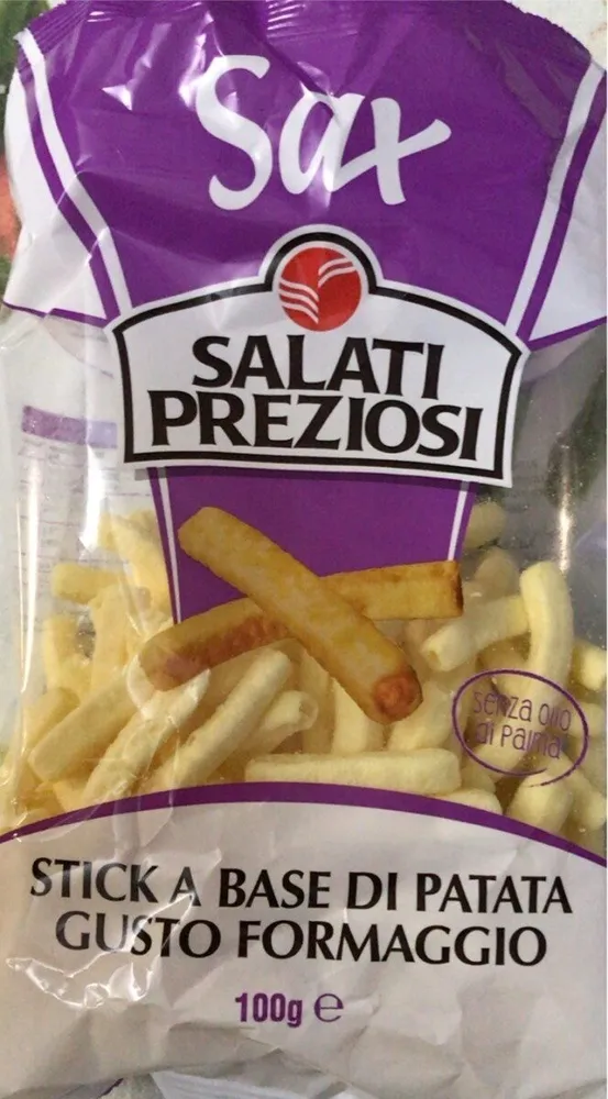 Stick a base di patata gusto formaggio