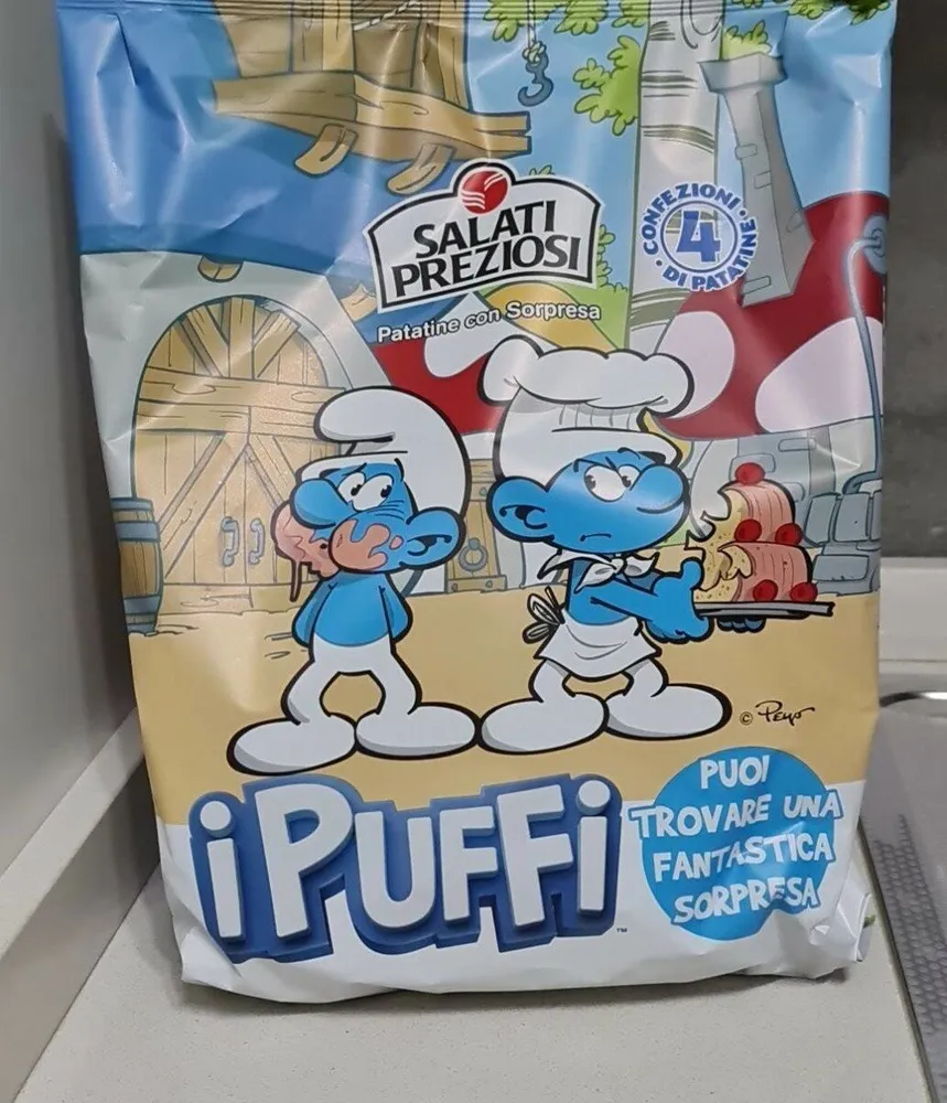 Patatine puffi