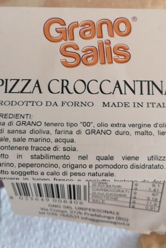 Pizza croccantina