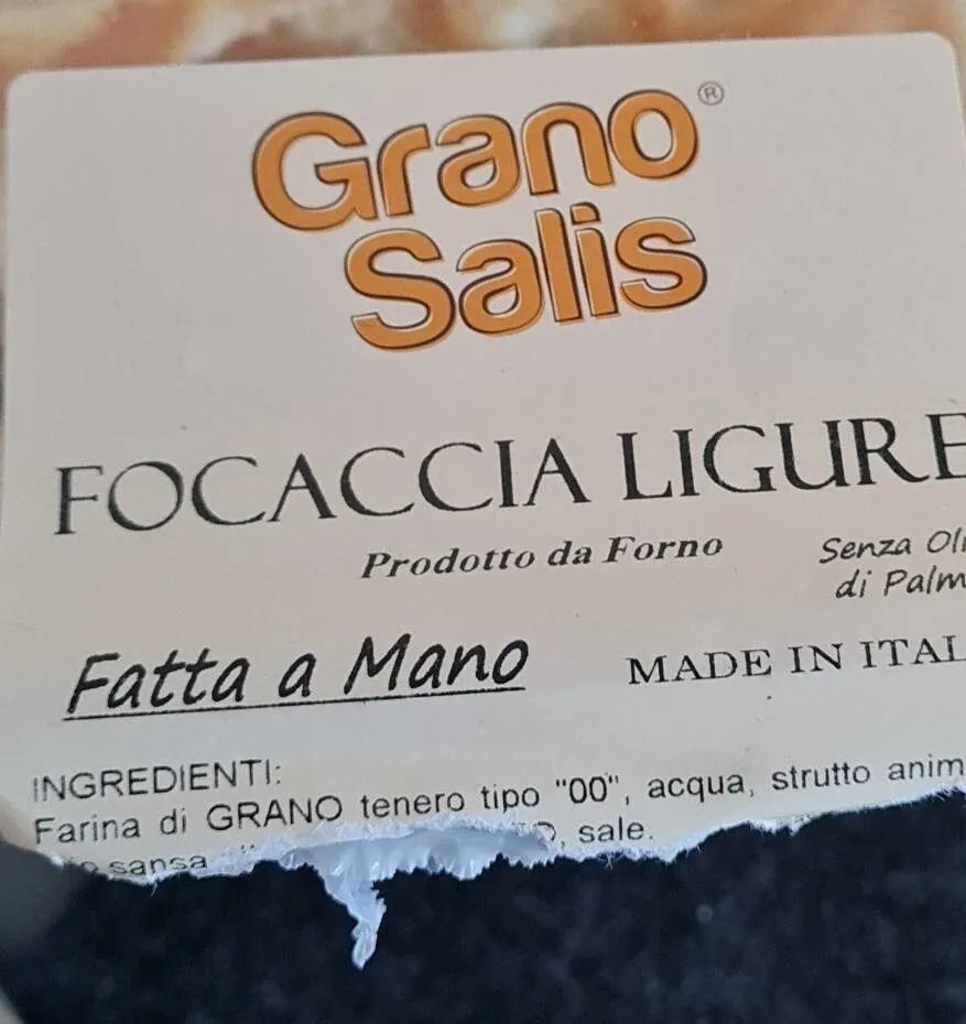 Focaccia ligure