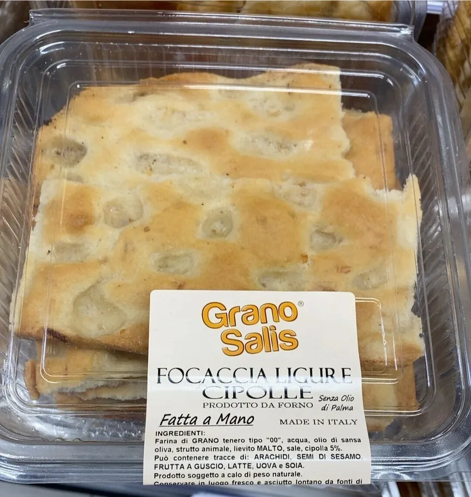 Focaccia ligure cipolle