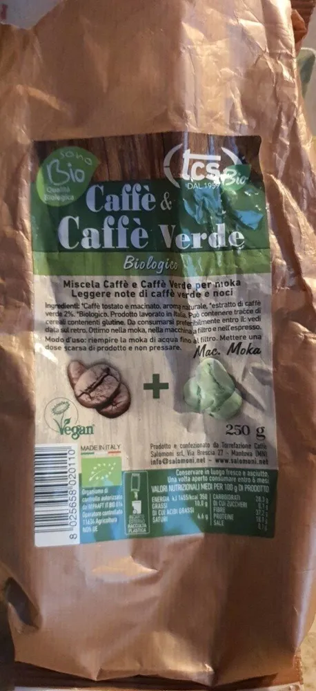 Caffè e caffè verde