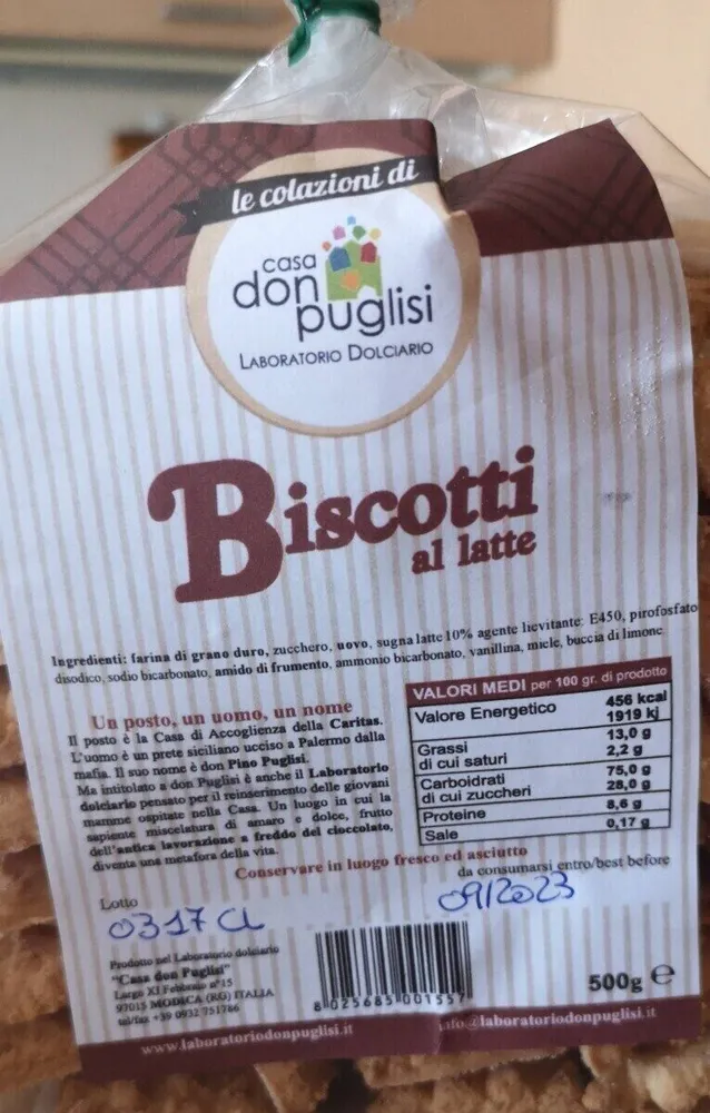 Biscotti al latte