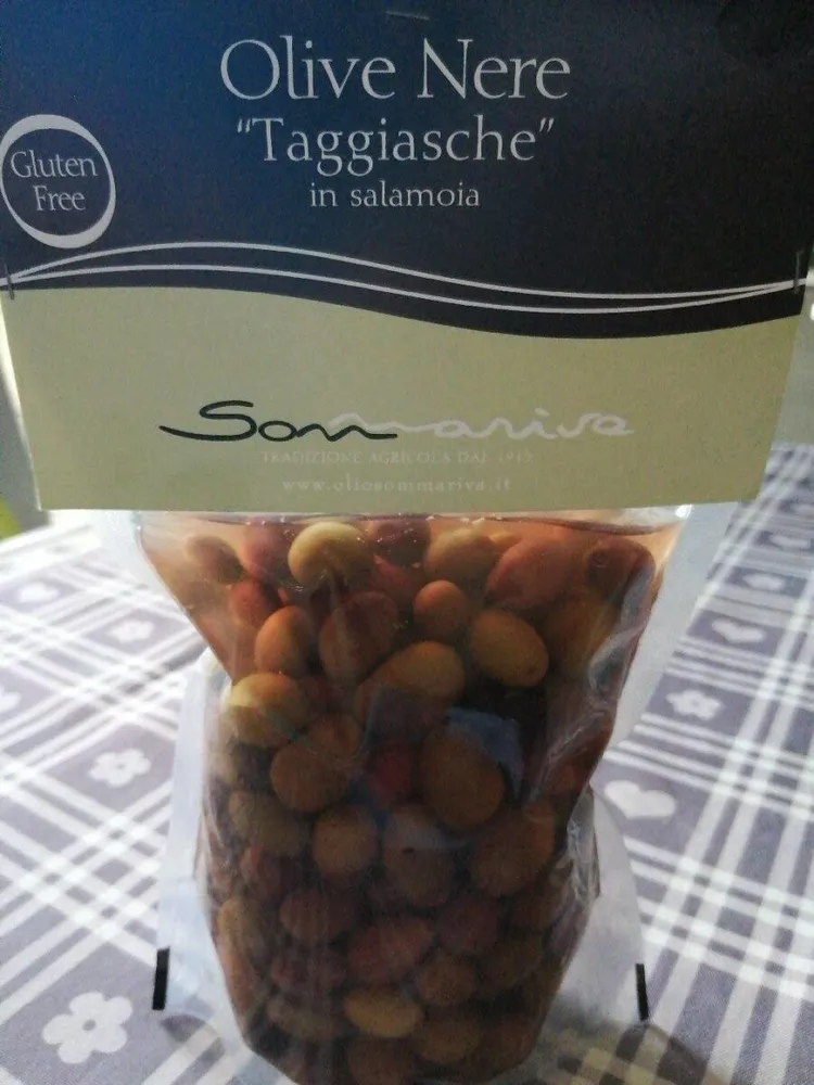 Olive nere "taggiasche" in salamoia
