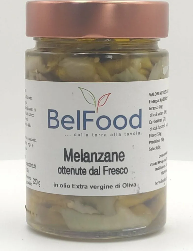 Melanzane in Olio extravergine 340g