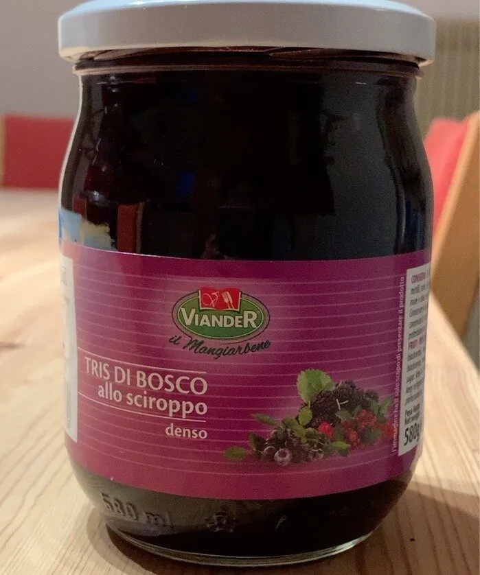 Tris di bosco allo sciroppo denso