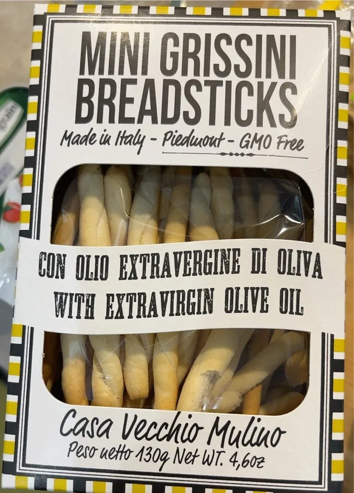 Mini gressini breadsticks