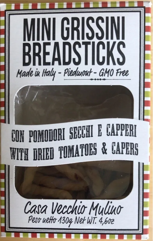 Mini grissini breadsticks