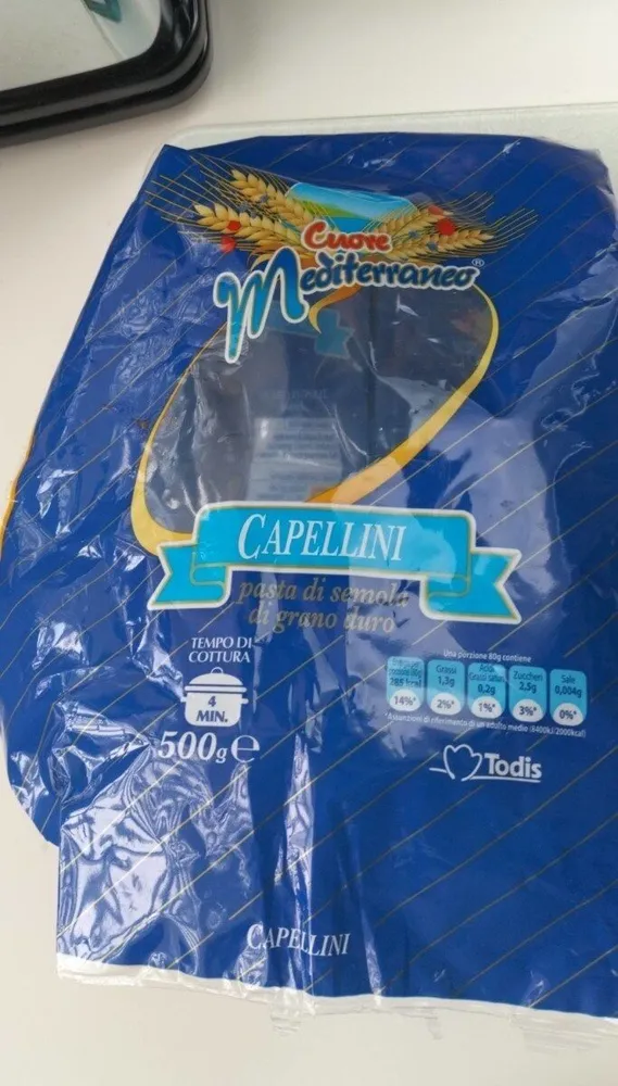 Pasta capellini