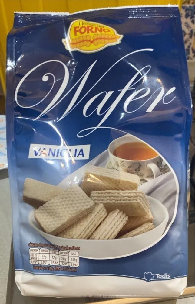 Wafer alla crema di vaniglia
