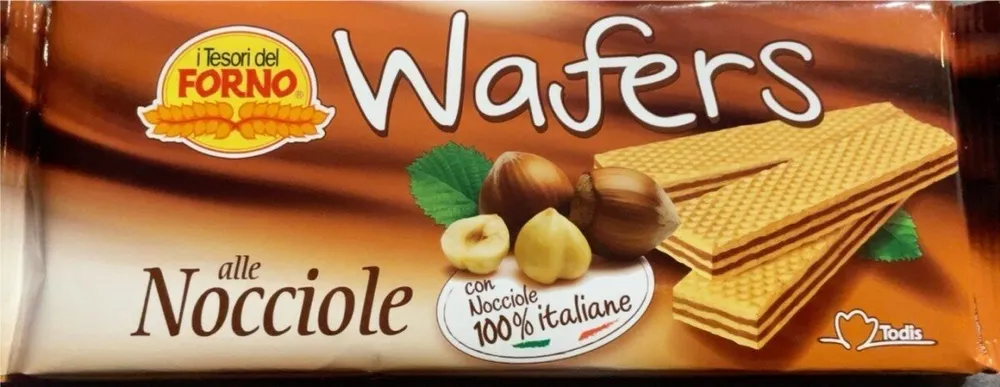 Wafers alle nocciole